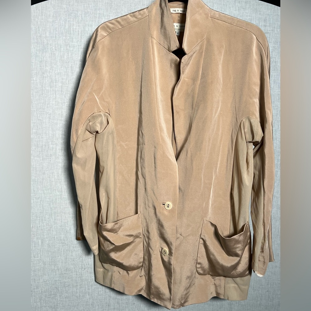 Rag and Bone Beautiful‎ Silk Blazer- 8